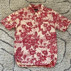 Hobie by Hurley Hawaiian Shirt Button Down Brand New! Size Large